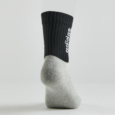 Crne / sive / bele dečje čarape (3 para)