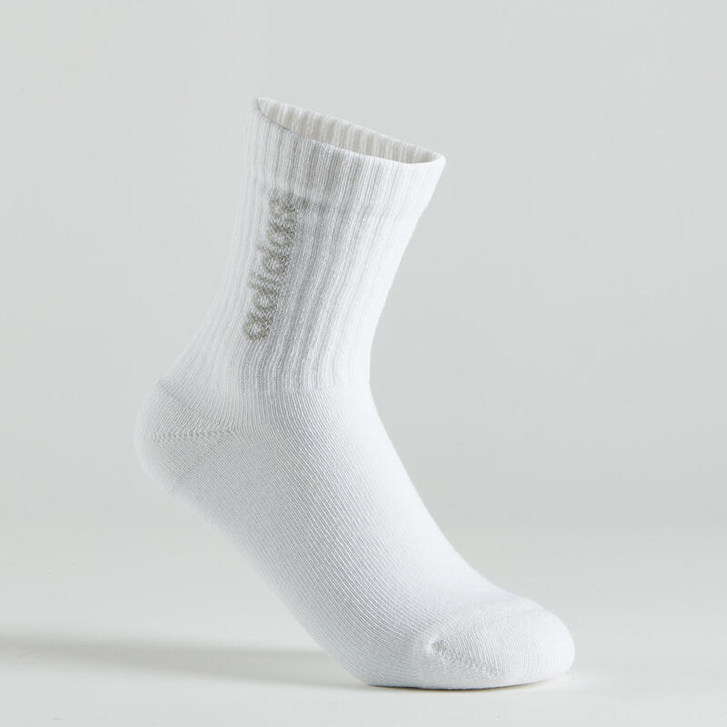 Kinder Sportsocken Adidas lang schwarz/grau/weiss 3er Pack 