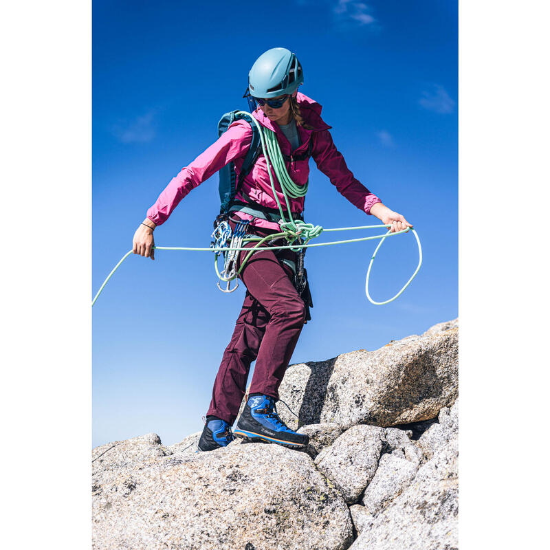 Cortaviento de escalada y montaña con capucha Mujer Simond Sprint