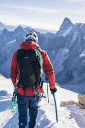 Σακίδιο πλάτης για ορειβασία 22 λίτρων - Alpinism 22 - Μαύρο