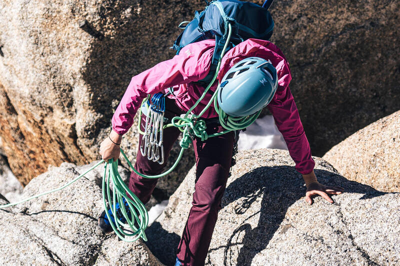 Kurtka alpinistyczna damska wiatroszczelna
