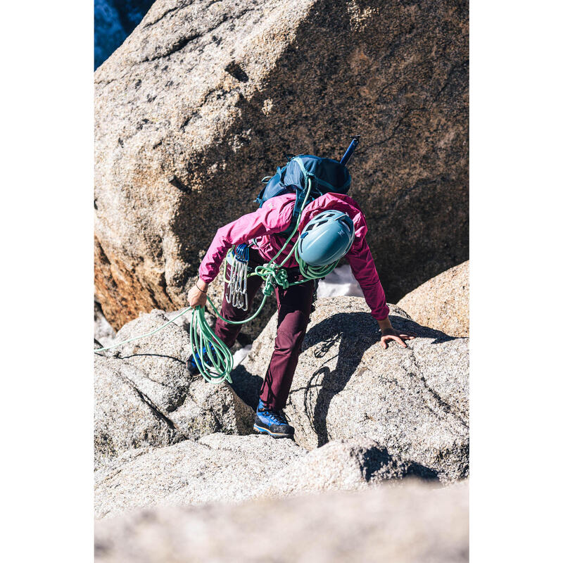 Cortaviento de escalada y montaña con capucha Mujer Simond Sprint