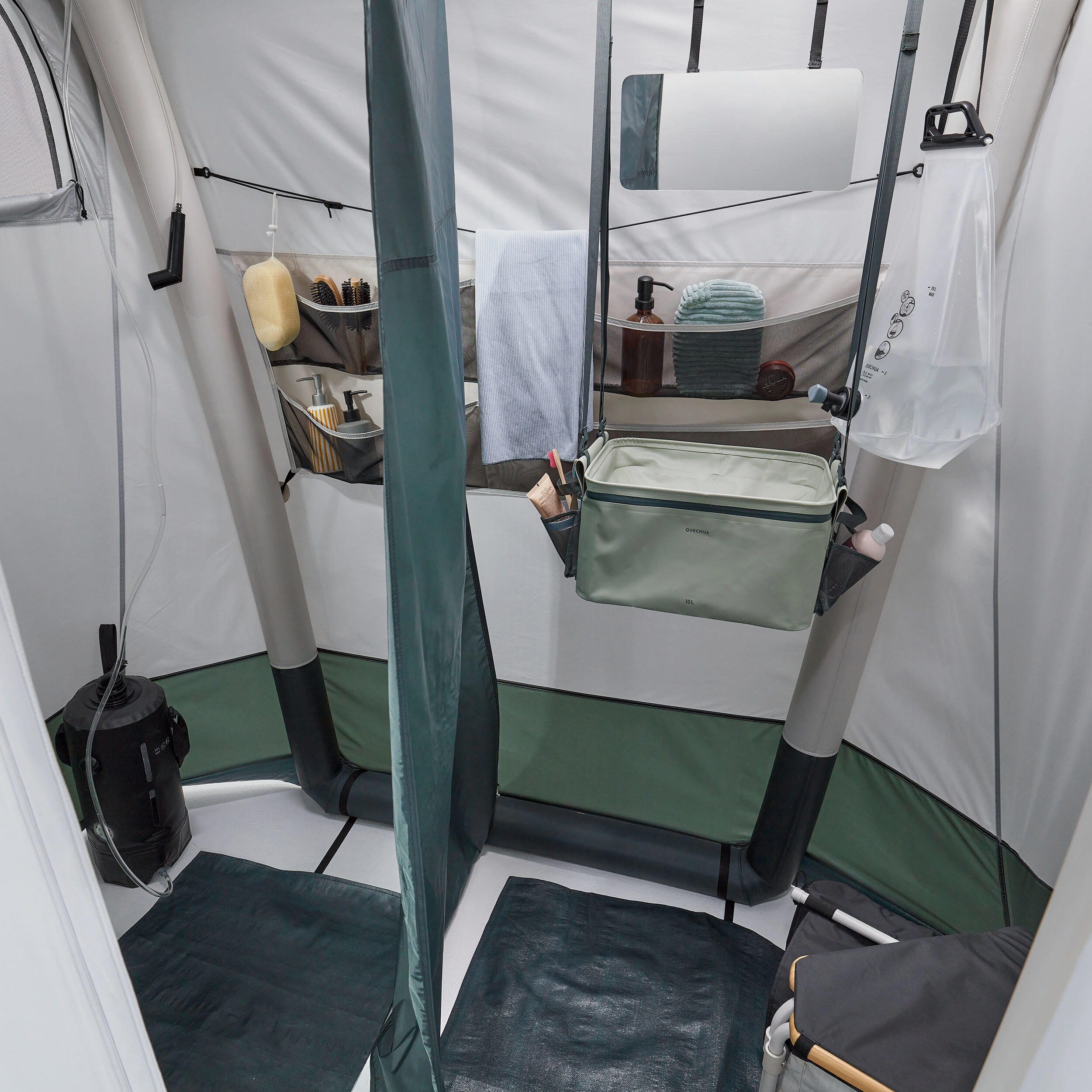 Duschzelt aufblasbar Camping Fresh-Gewebe - Air Seconds  4/18