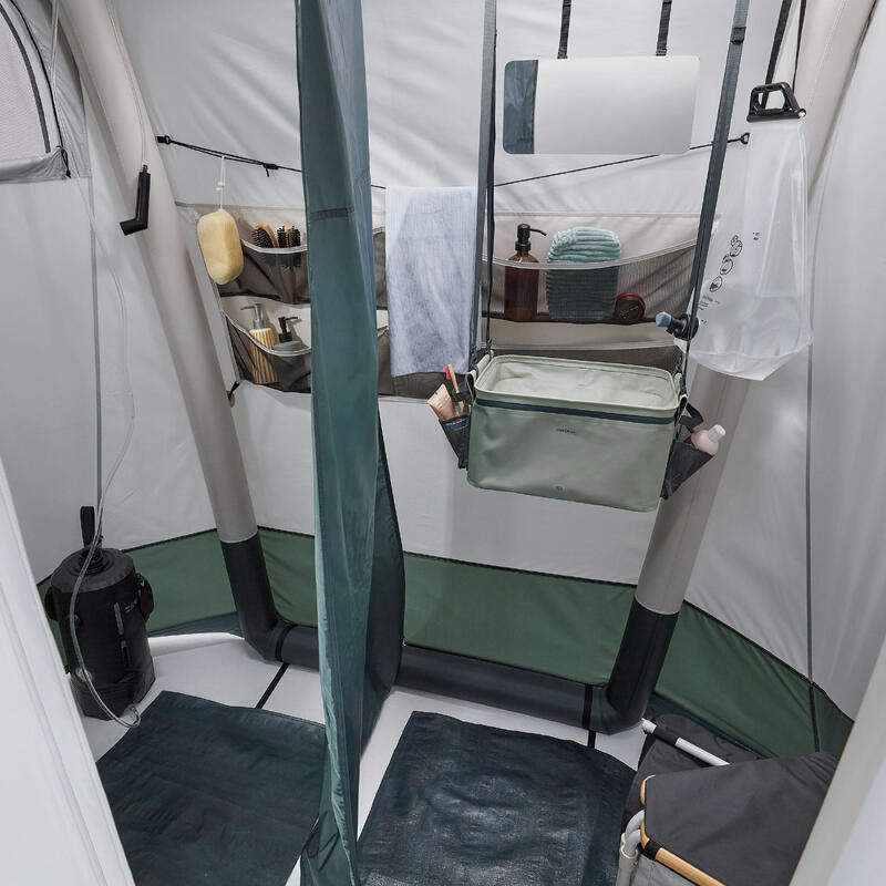 Cabina de ducha hinchable para camping Quechua Airseconds Fresh