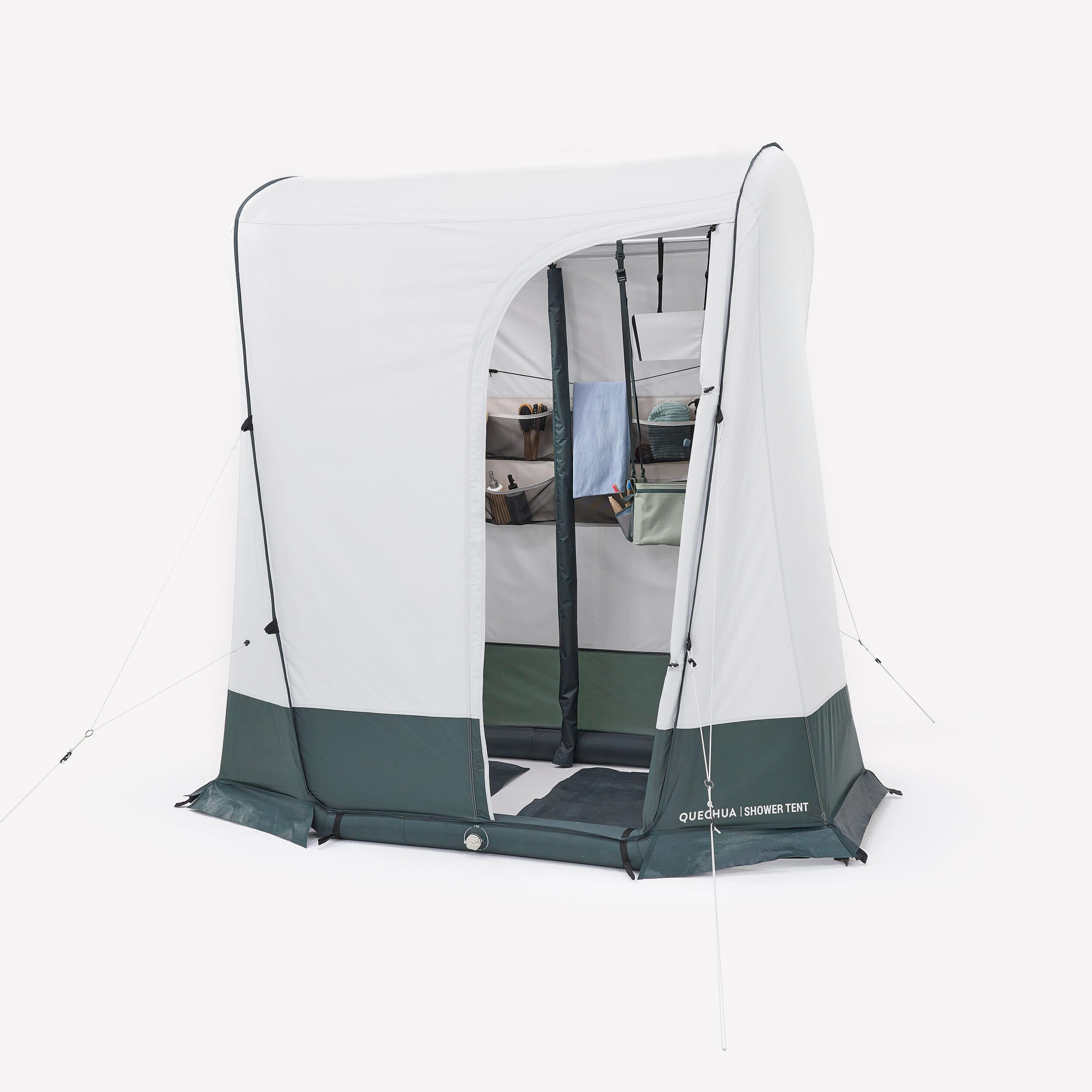 INFLATABLE CAMPING SHOWER TENT - AIRSECONDS - FRESH FABRIC