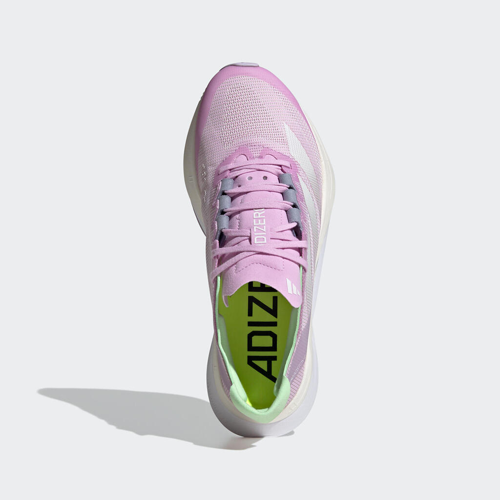 WOMEN'S ADIDAS ADIZERO BOSTON 12 RUNNING SHOES - PINK