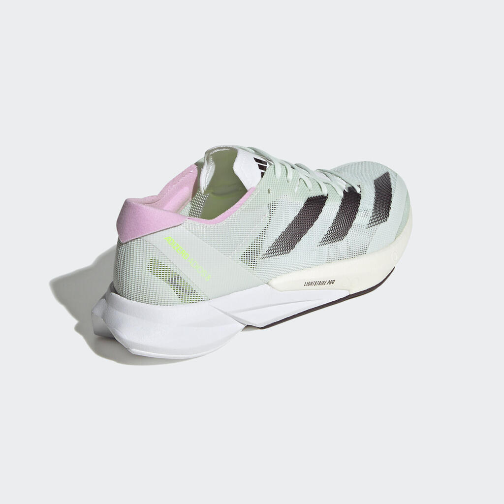 WOMEN'S ADIDAS ADIZERO ADIOS 8 - LIGHT GREEN