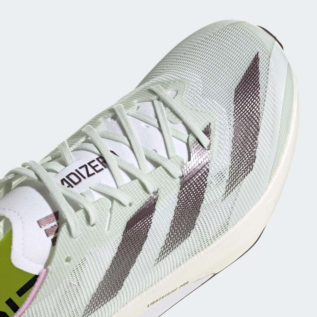 WOMEN'S ADIDAS ADIZERO ADIOS 8 - LIGHT GREEN