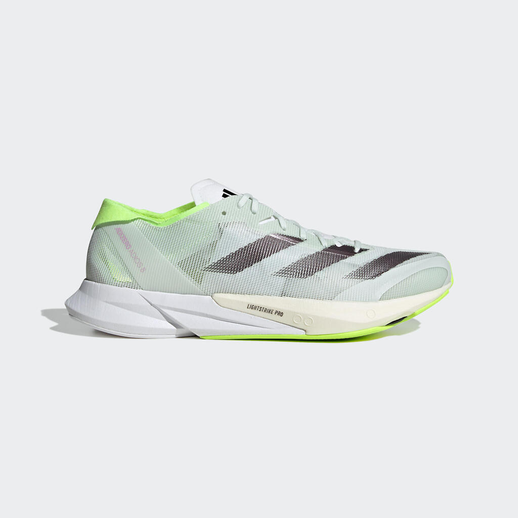 Vīriešu skriešanas apavi Adidas “Adizero Adios 8”, gaiši zaļi