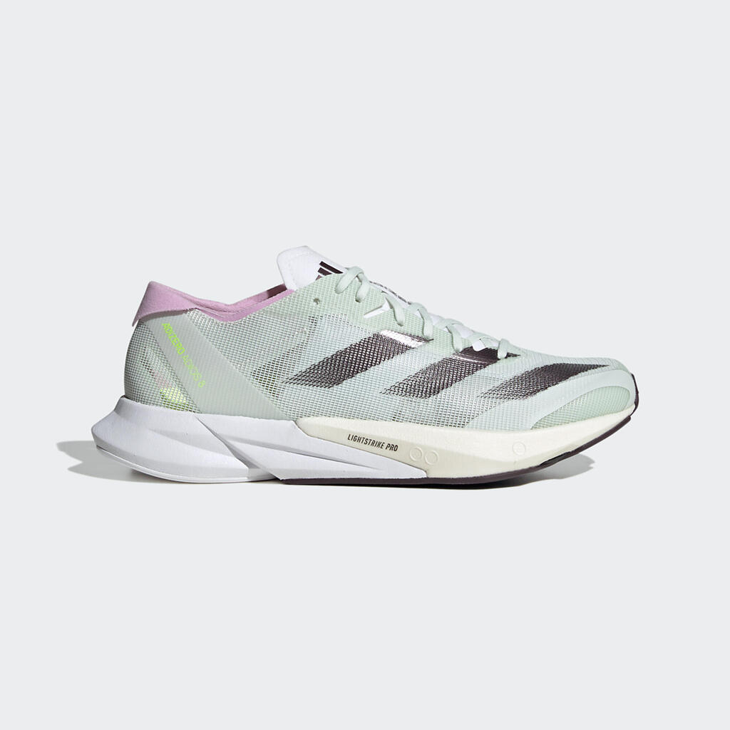 WOMEN'S ADIDAS ADIZERO ADIOS 8 - LIGHT GREEN