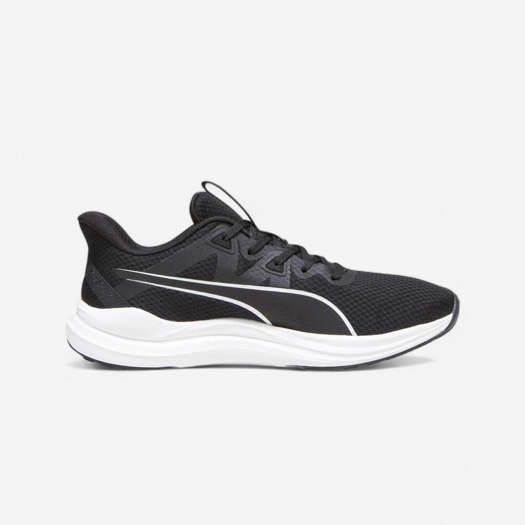 MEN'S PUMA REFLECT LIGHT RUNNING SHOES - BLACK/WHITE