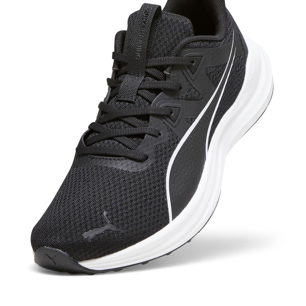 MEN'S PUMA REFLECT LIGHT RUNNING SHOES - BLACK/WHITE