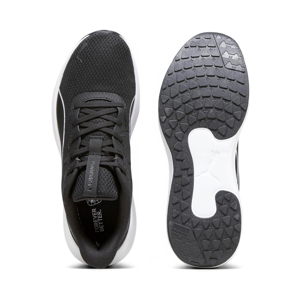 MEN'S PUMA REFLECT LIGHT RUNNING SHOES - BLACK/WHITE