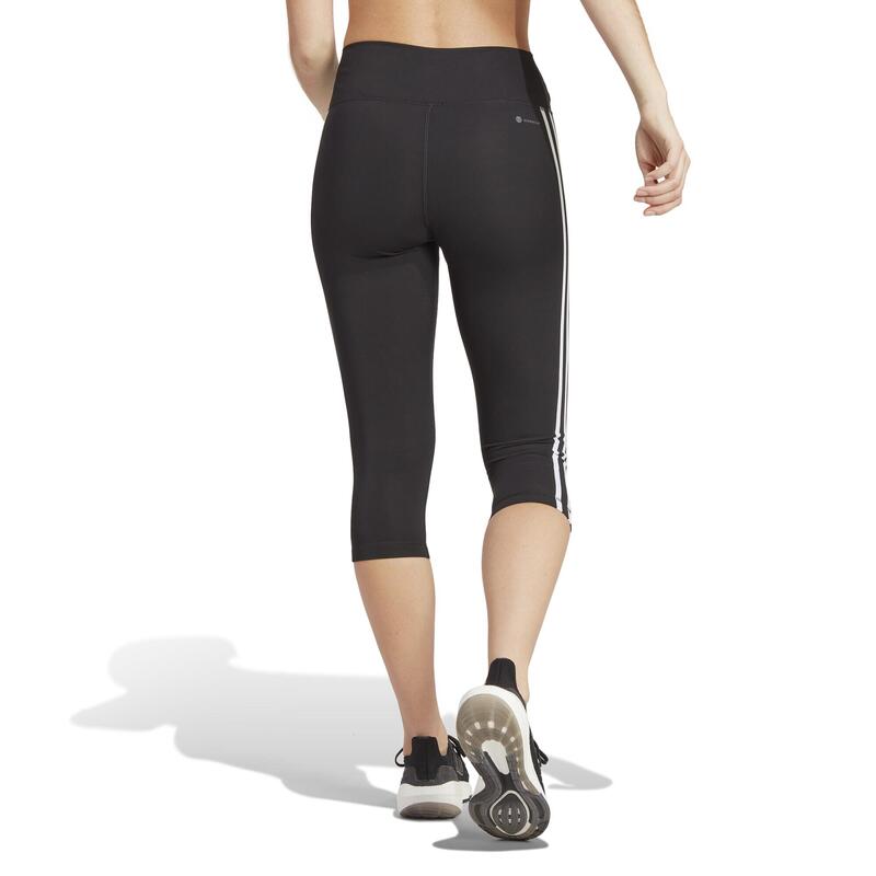 Legging voor cardiofitness dames zwart