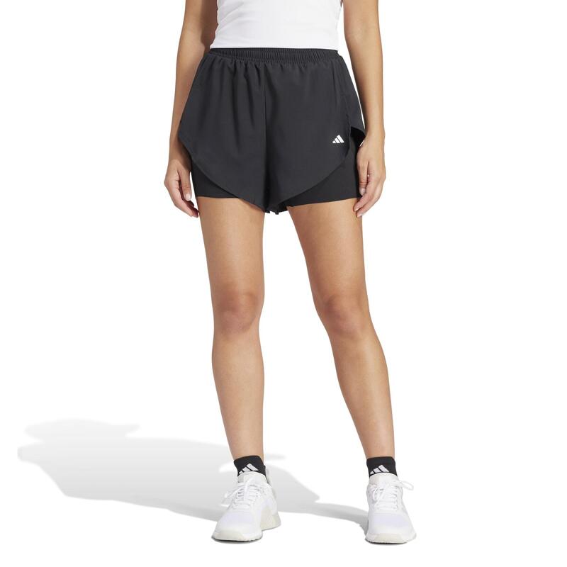 Damesshort voor cardiofitness zwart