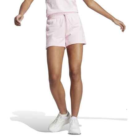 Moteriški nedidelio intensyvumo kūno rengybos šortai, rožiniai