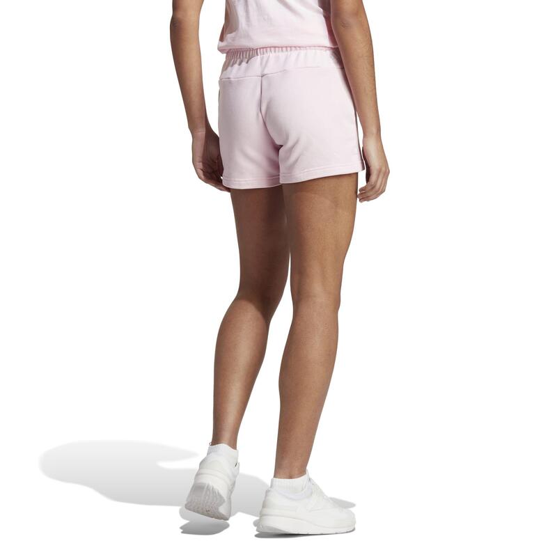 Pantaloncini ADIDAS donna palestra regular fit cotone rosa