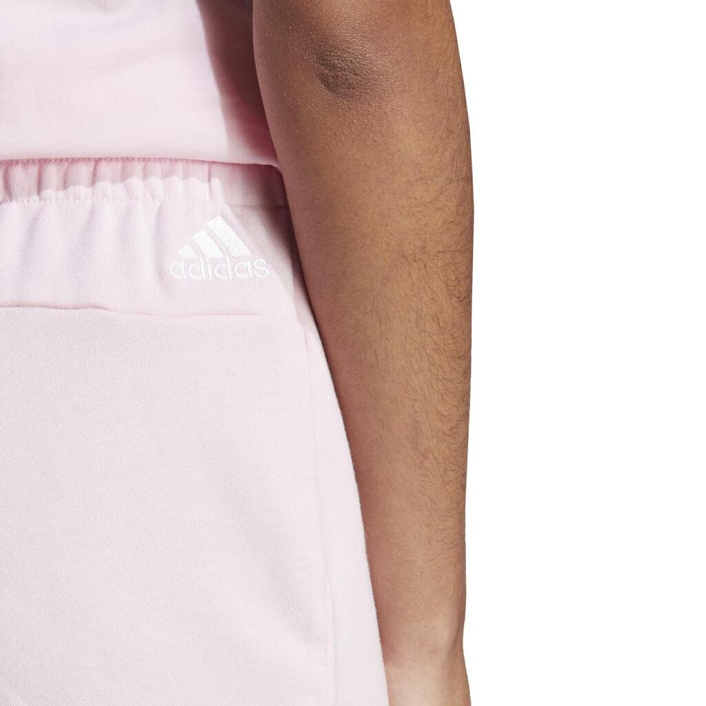 Moteriški nedidelio intensyvumo kūno rengybos šortai, rožiniai