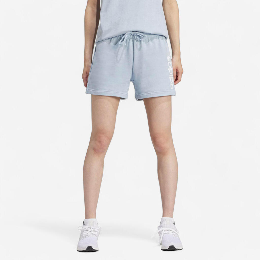 ADIDAS Shorts Damen weich - blau