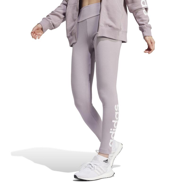 LEGGING DE FITNESS SOFT TRAINING ADIDAS FEMME GRIS & ROSE ADIDAS