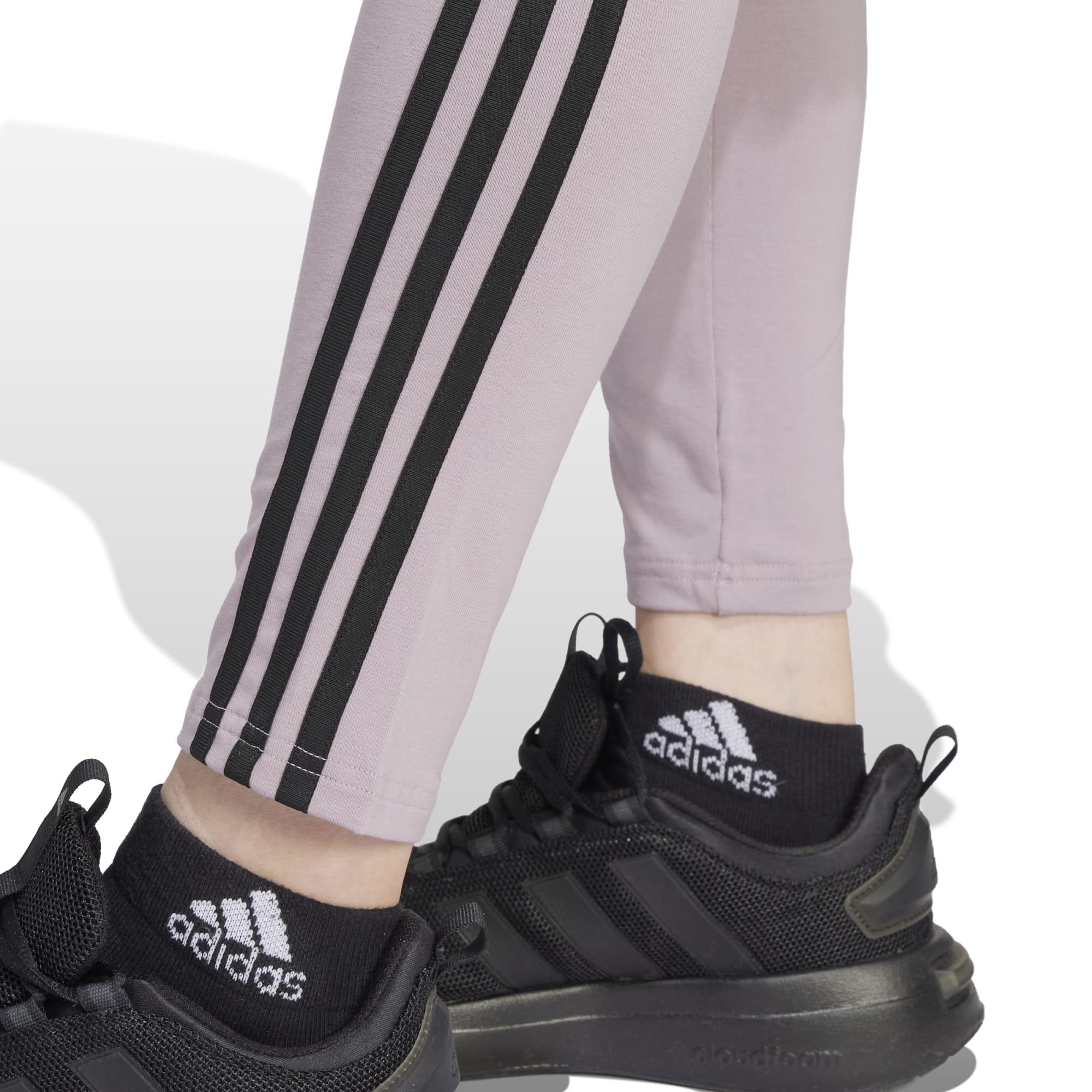 Leggings ADIDAS donna palestra FUTUR ICON modellanti cotone rosa ADIDAS DECATHLON