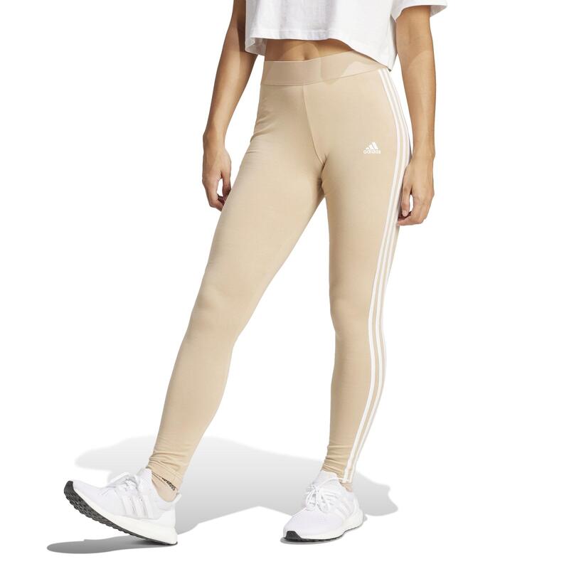 Legging voor fitness en soft training dames beige