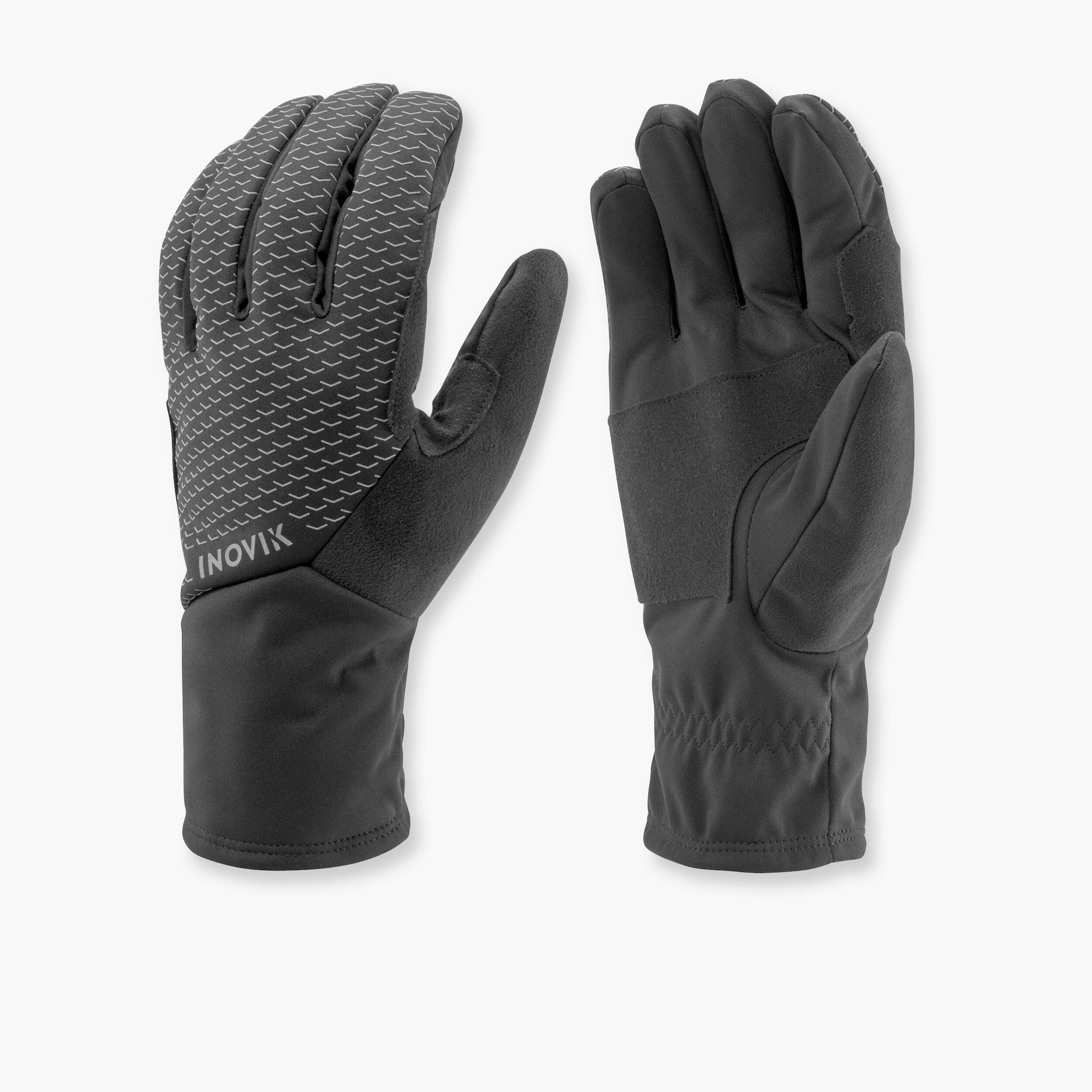 INOVIK Adult Warm Cross-Country Ski Gloves - XC S GLOVES 100 - Black