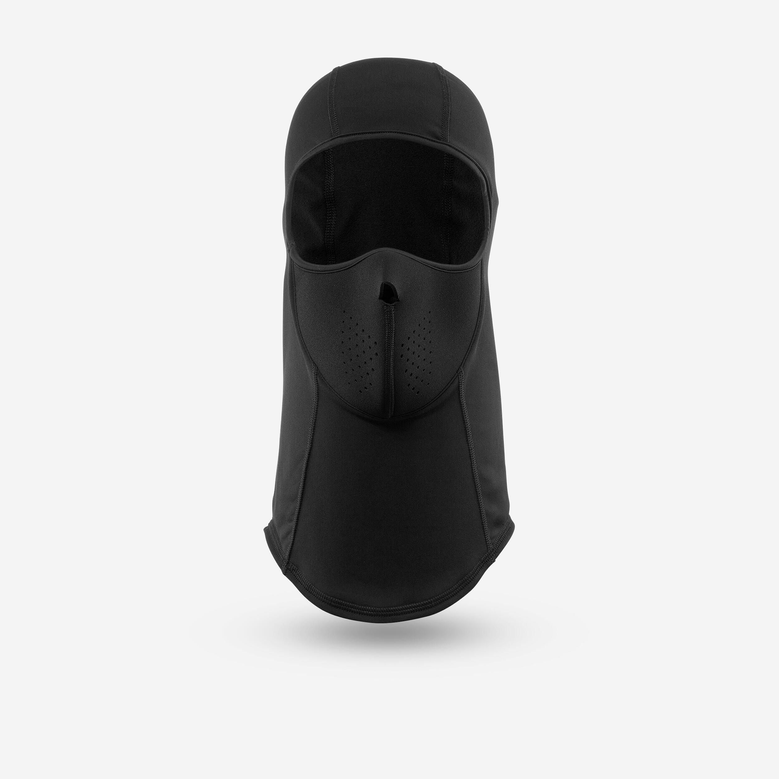 WEDZE ADULT BALACLAVA WITH POWDER MASK - BLACK