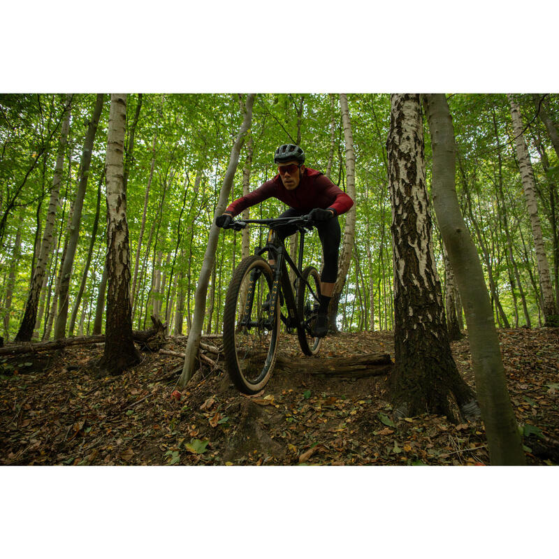 MAILLOT manches longues vélo VTT XC mi saison homme rouge