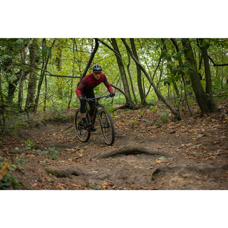 BLUZĂ ciclism MTB XC primăvară-toamnă Roșu Bărbați