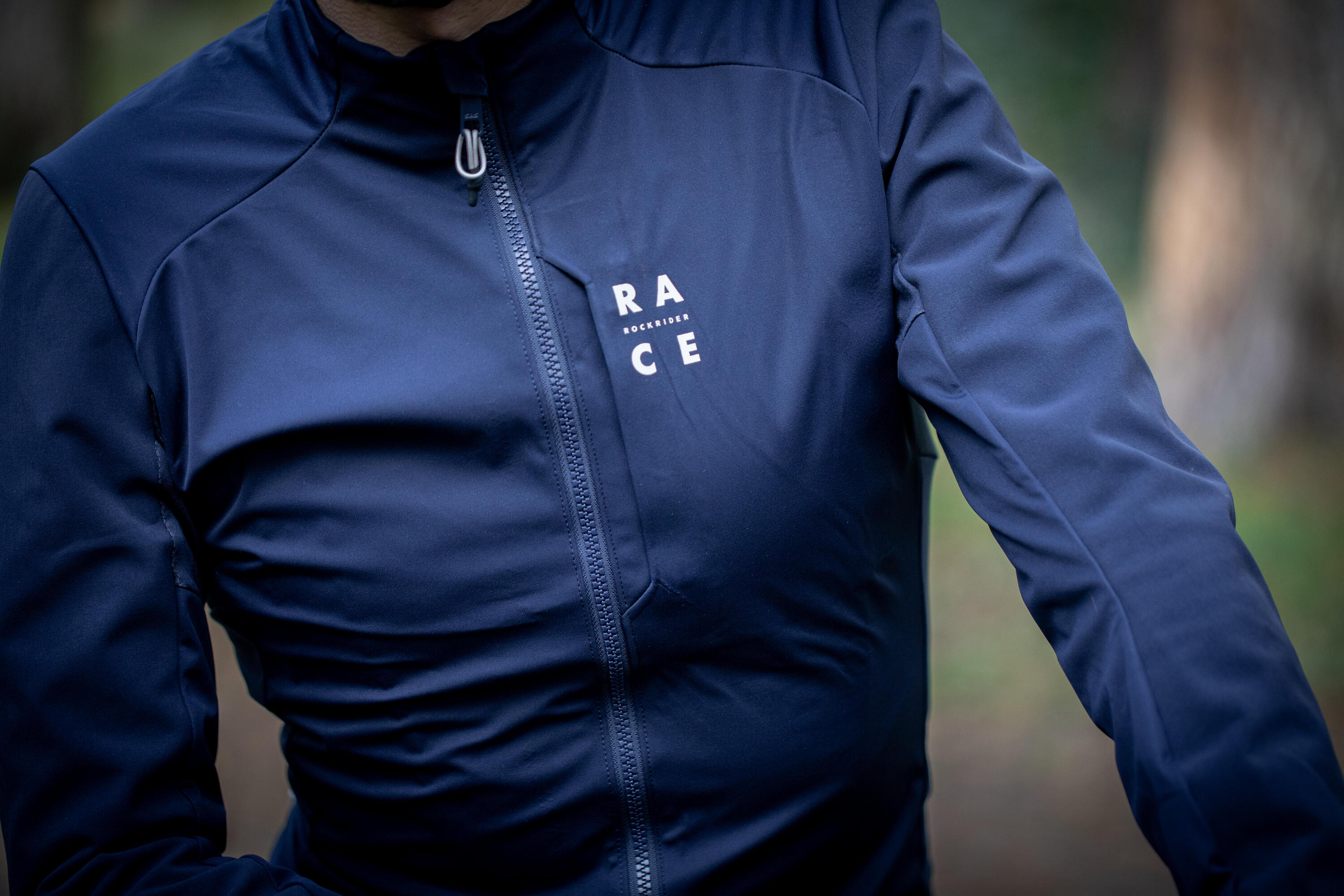 Giacca invernale MTB uomo blu 16/18