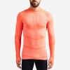 Funktionsshirt langarm Keepdry 500 atmungsaktiv Herren orange