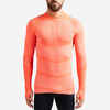 Spodné tričko Keepdry 500 s dlhým rukávom oranžové