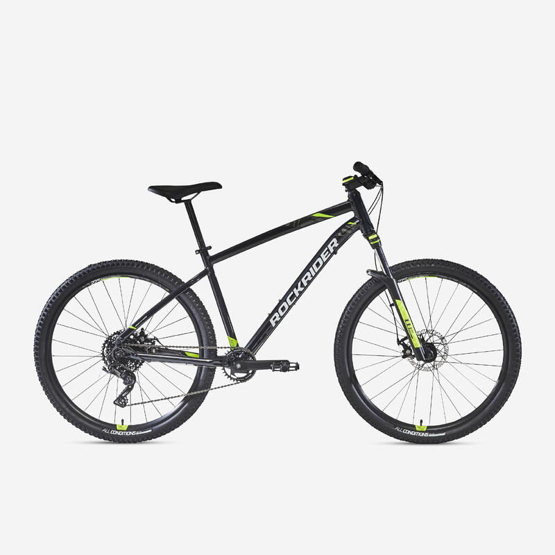 Bicicletă MTB ST530 27,5" Negru-Galben 