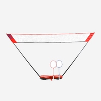 Filet de Badminton Easy Set 3 m - Rouge