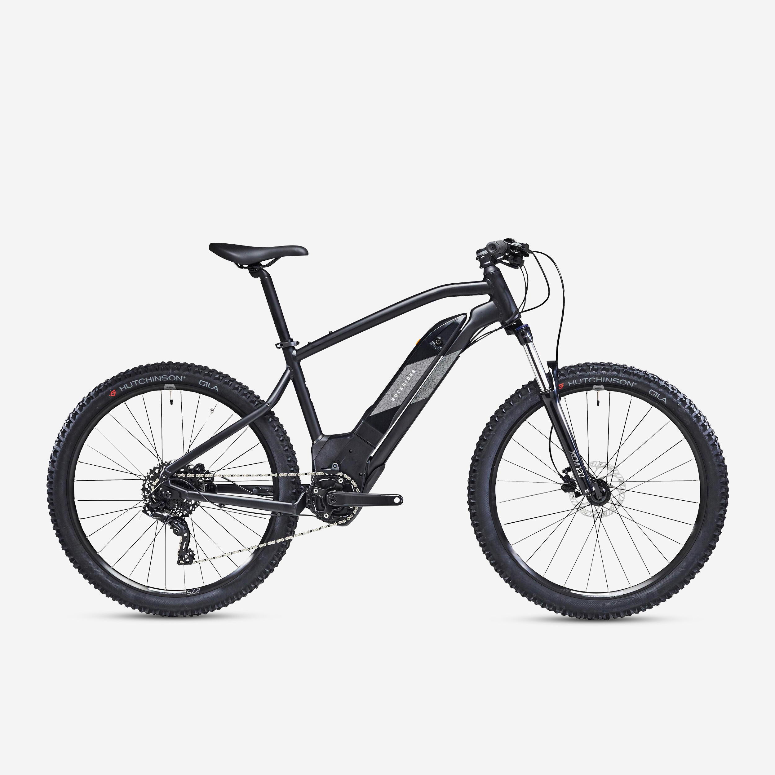 ROCKRIDER 27.5" Electric Mountain Bike E-ST 500 - Black