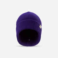 ADULT SKI HAT - FISHERMAN - DARK PURPLE