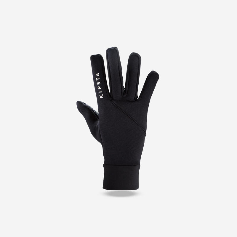 Handschuhe Fussball Keepdry 500 Erwachsene schwarz