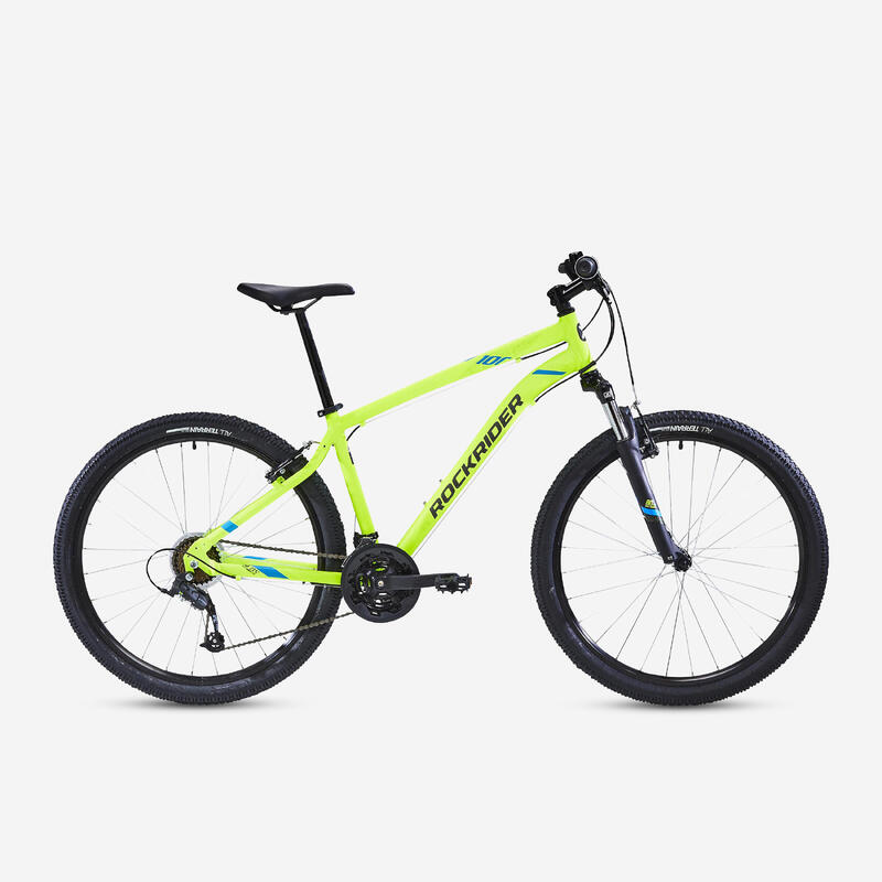 27.5-inch lightweight aluminium frame mountain bike, yellow