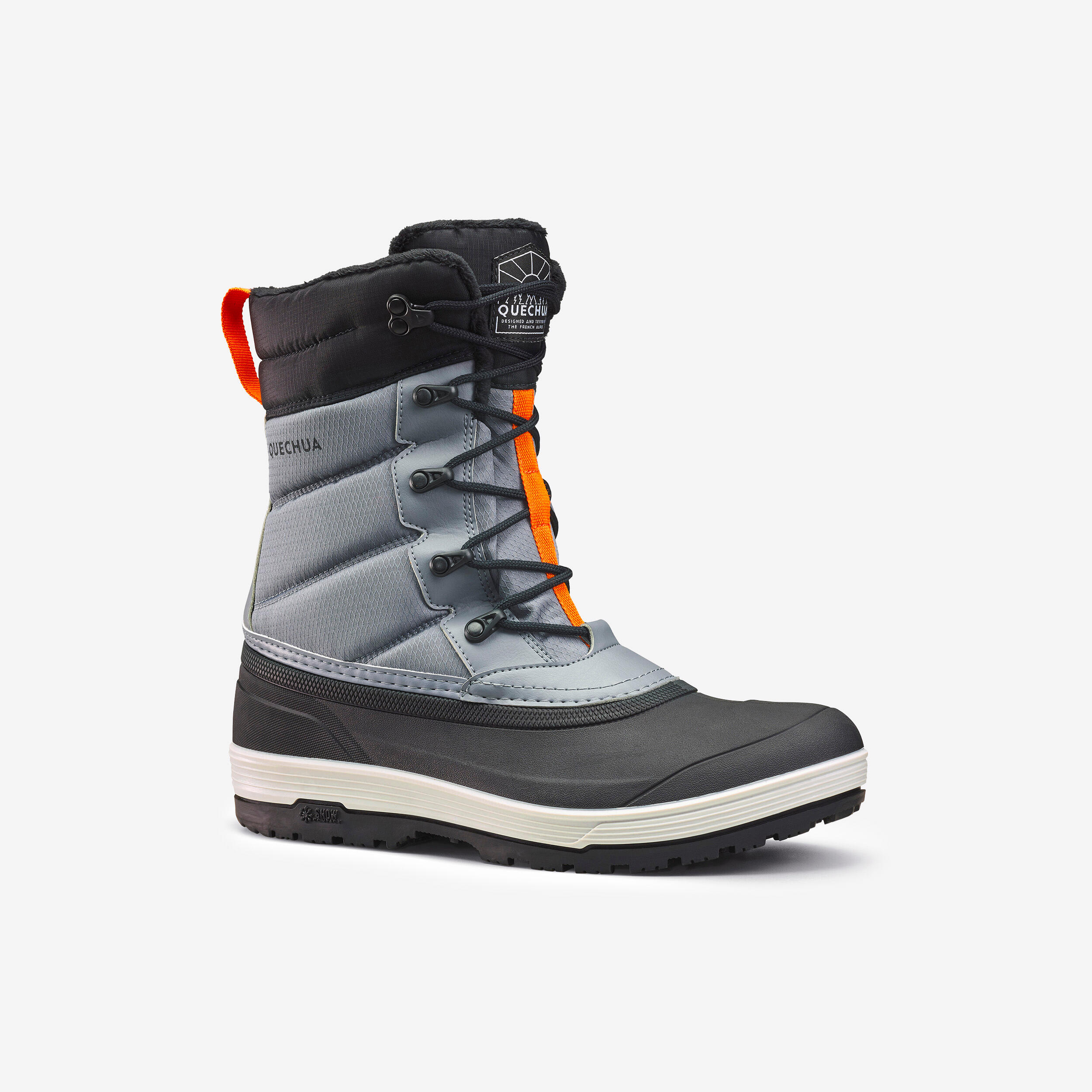 QUECHUA Men’s Warm Waterproof Snow Hiking Boots  - SH500 X- WARM - Lace