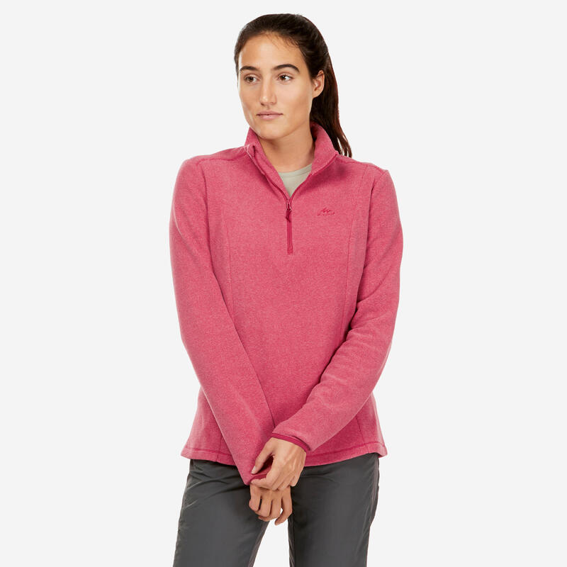 Polar Drumeție la munte MH100 Verde deschis Damă