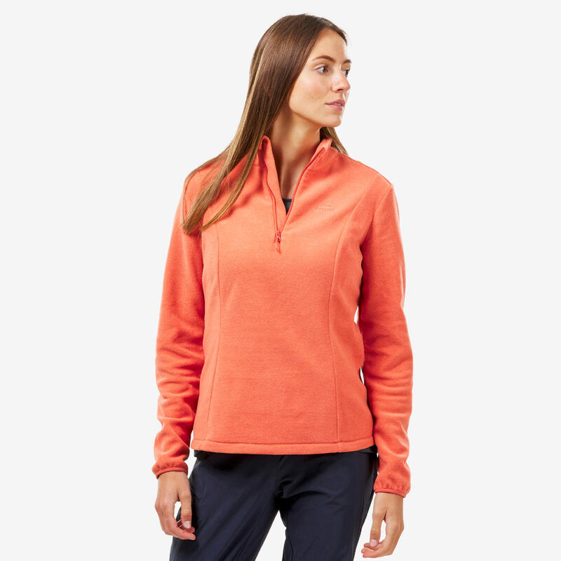 Polar Drumeție la munte MH100 Turcoaz Damă