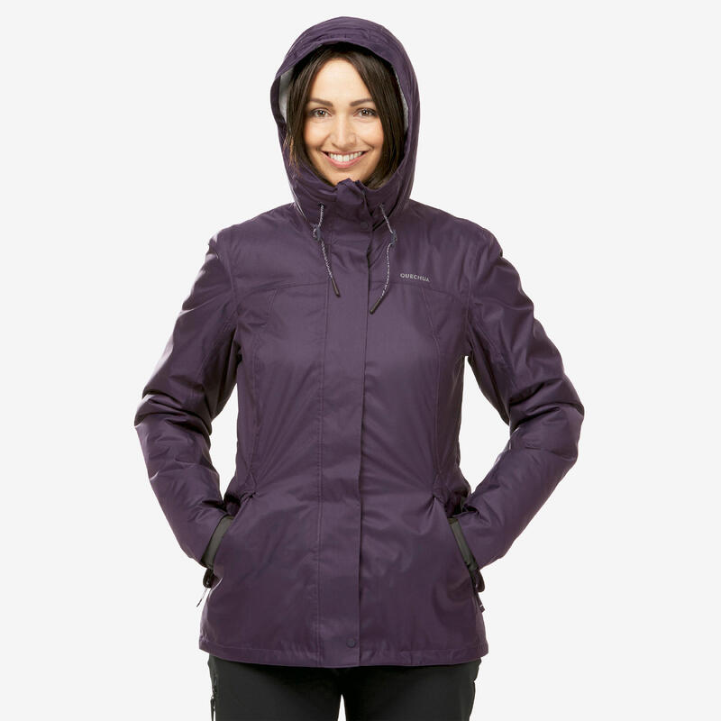 Geacă Iarnă Impermeabilă Călduroasă Drumeție SH100 X-WARM Second choice Damă 