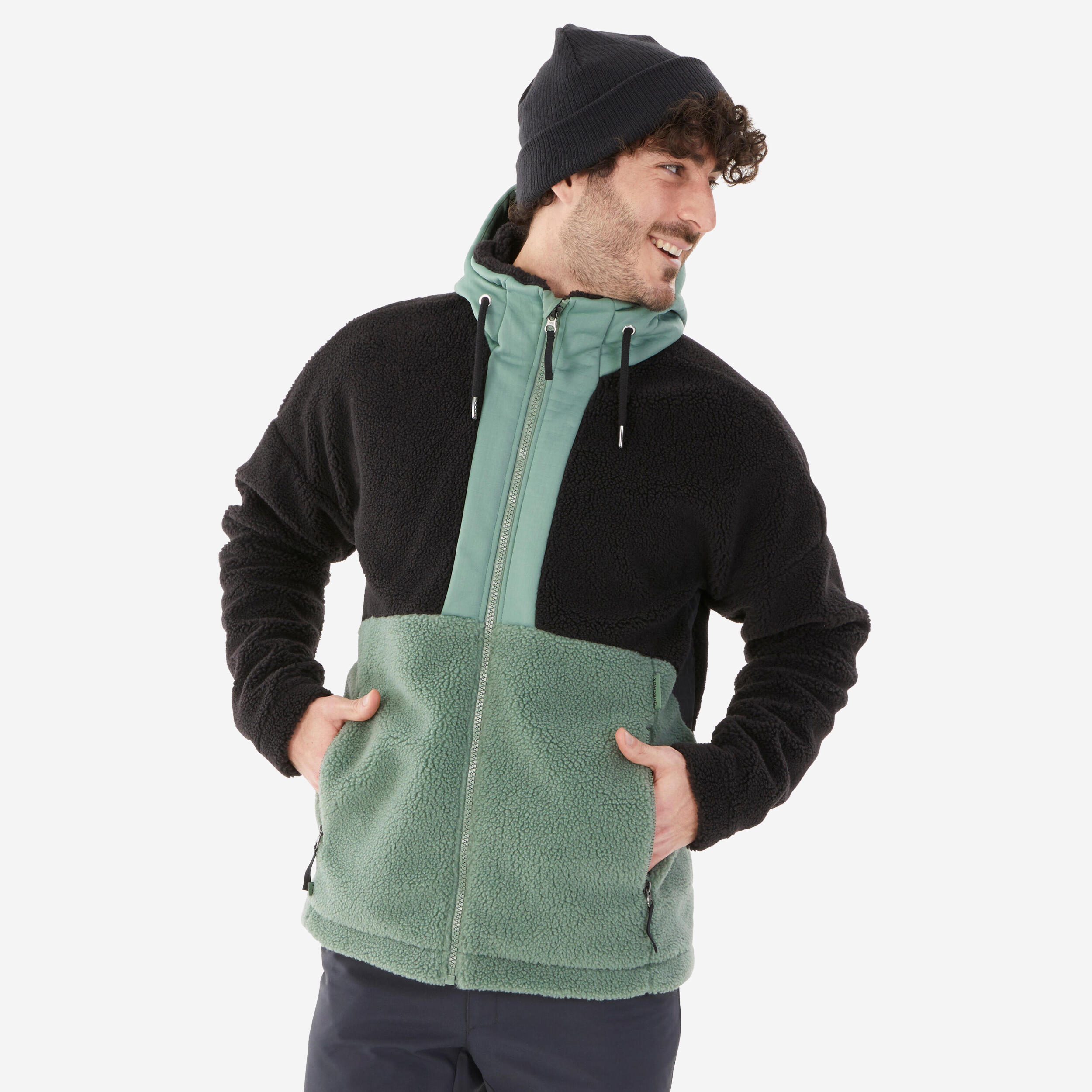 Giacca da trekking in pile caldo - SH900 - Uomo