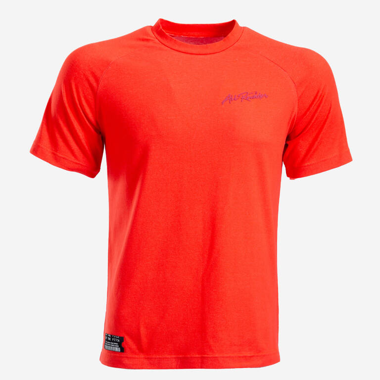 ADULT CRICKET ROUND NECK T-SHIRT CT 500 RED