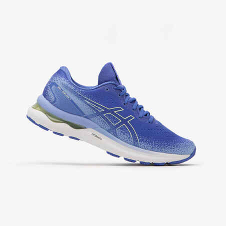 WOMEN'S ASICS GEL-ZIRUSS 7 RUNNING SHOES - BLUE YELLOW