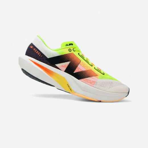 
      MEN'S NEW BALANCE FUELCELL REBEL V4 RUNNING SHOES - WHITE AND MULTICOLOURED
  