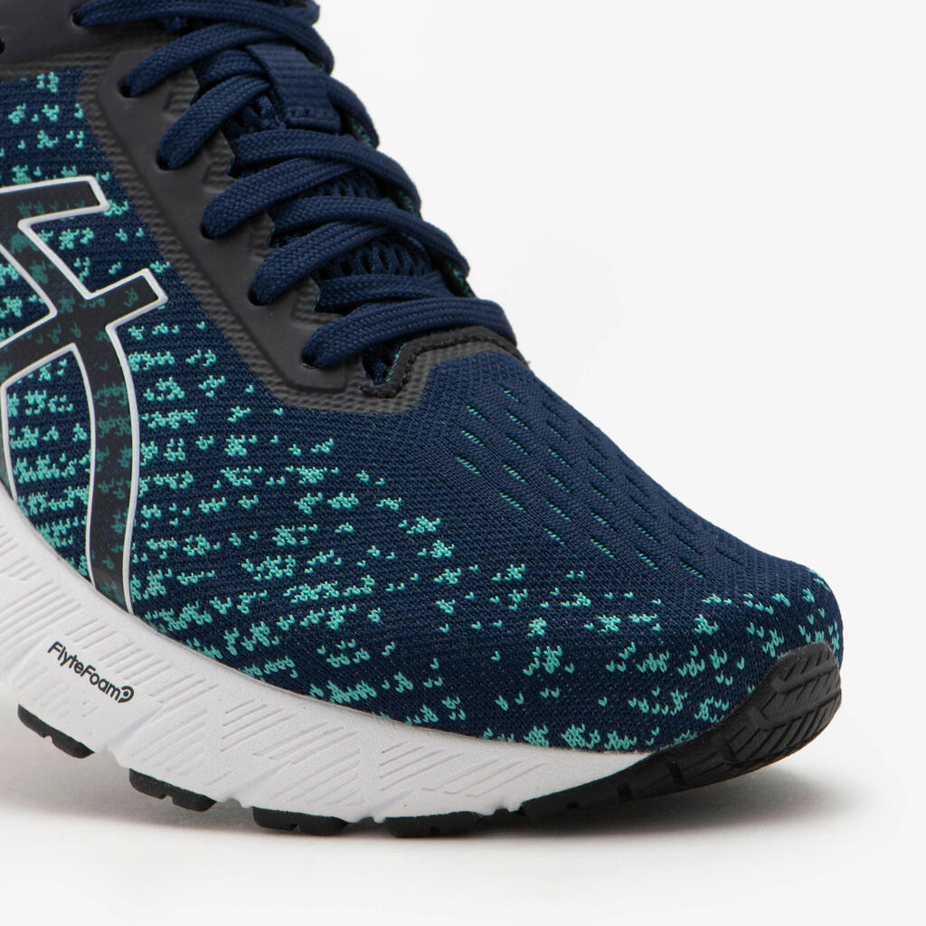 WOMEN'S ASICS GEL-CLYDE 4 RUNNING SHOES - BLUE WHITE