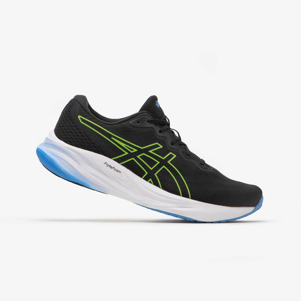 MEN'S ASICS GEL-PULSE 15 RUNNING SHOES - BLACK YELLOW