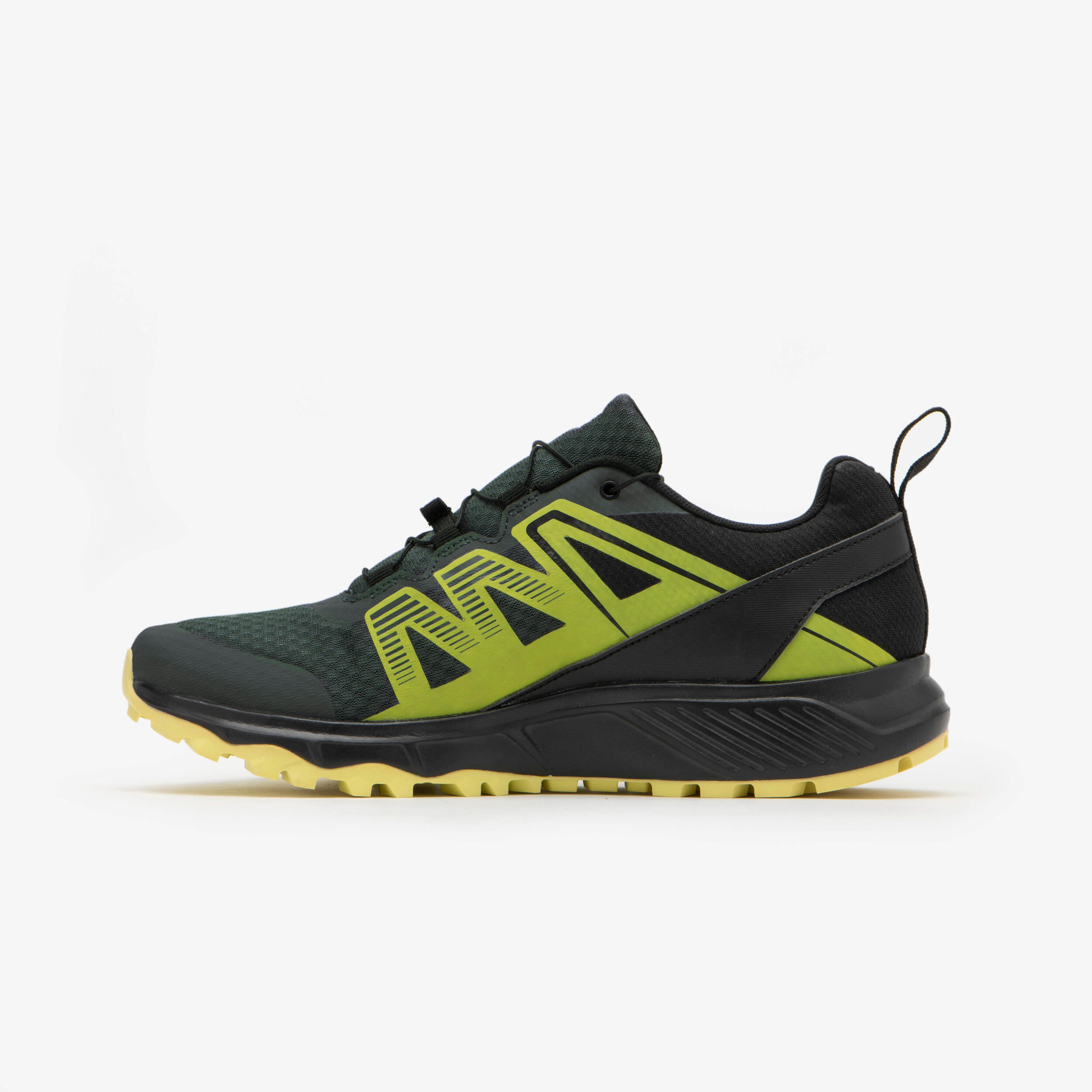 Men's trail running shoes - SUPERA TRAIL 3 Black Yellow